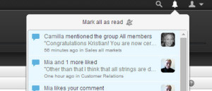 Important information from Projectplace Important information from ProjectPlace will show up in your web notifications.
