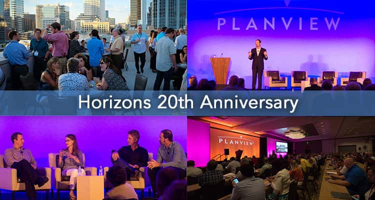 Wir feiern 20 Jahre Planview-Kundenkonferenz