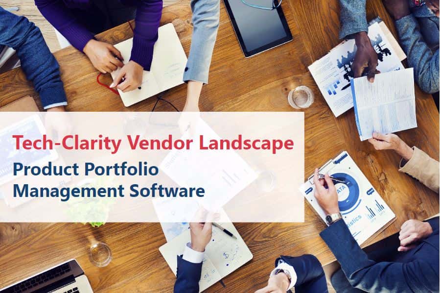 Tech-Clarity Anbieterlandschaft Produktportfolio-Management-Software