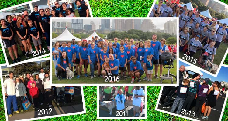 Der diesjährige Austin Heart & Stroke Walk ist ein Spaziergang in die Vergangenheit