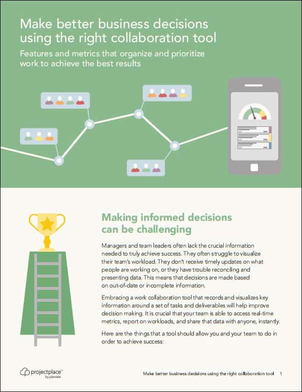 Make better business decisions using the right collaboration tool