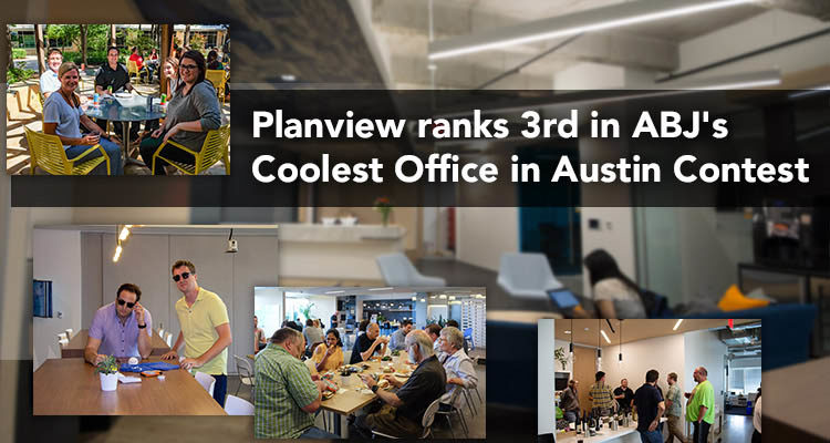 Le Austin Business Journal nomme Planview le troisième bureau le plus cool d'Austin
