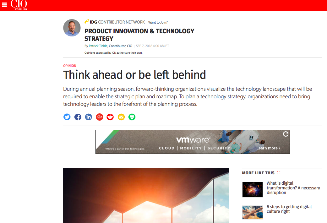 Product Innovation and Technology Strategy by Patrick Tickle