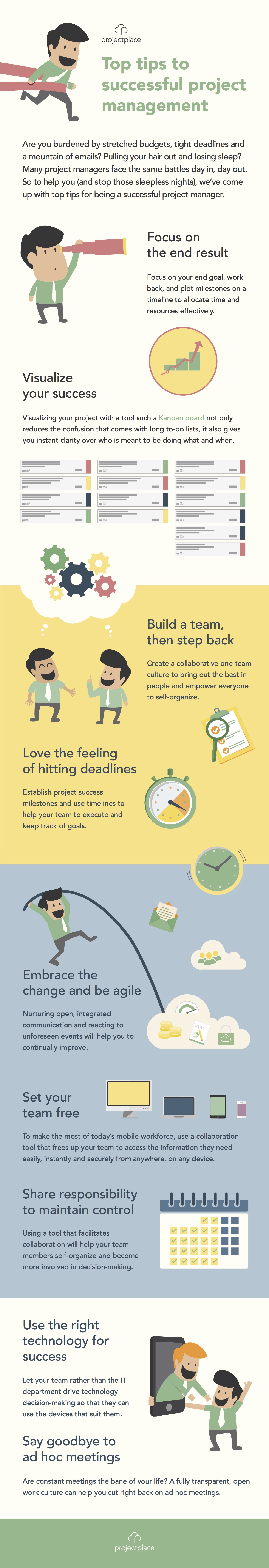 Top tips success infographic