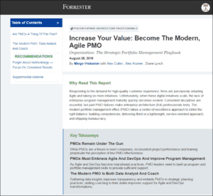 Forrester Report: Increase Your Value: Become The Modern, Agile PMO