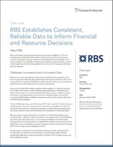 RBS Establishes Consistent, Reliable Data to Inform Financial and Resource Decisions
