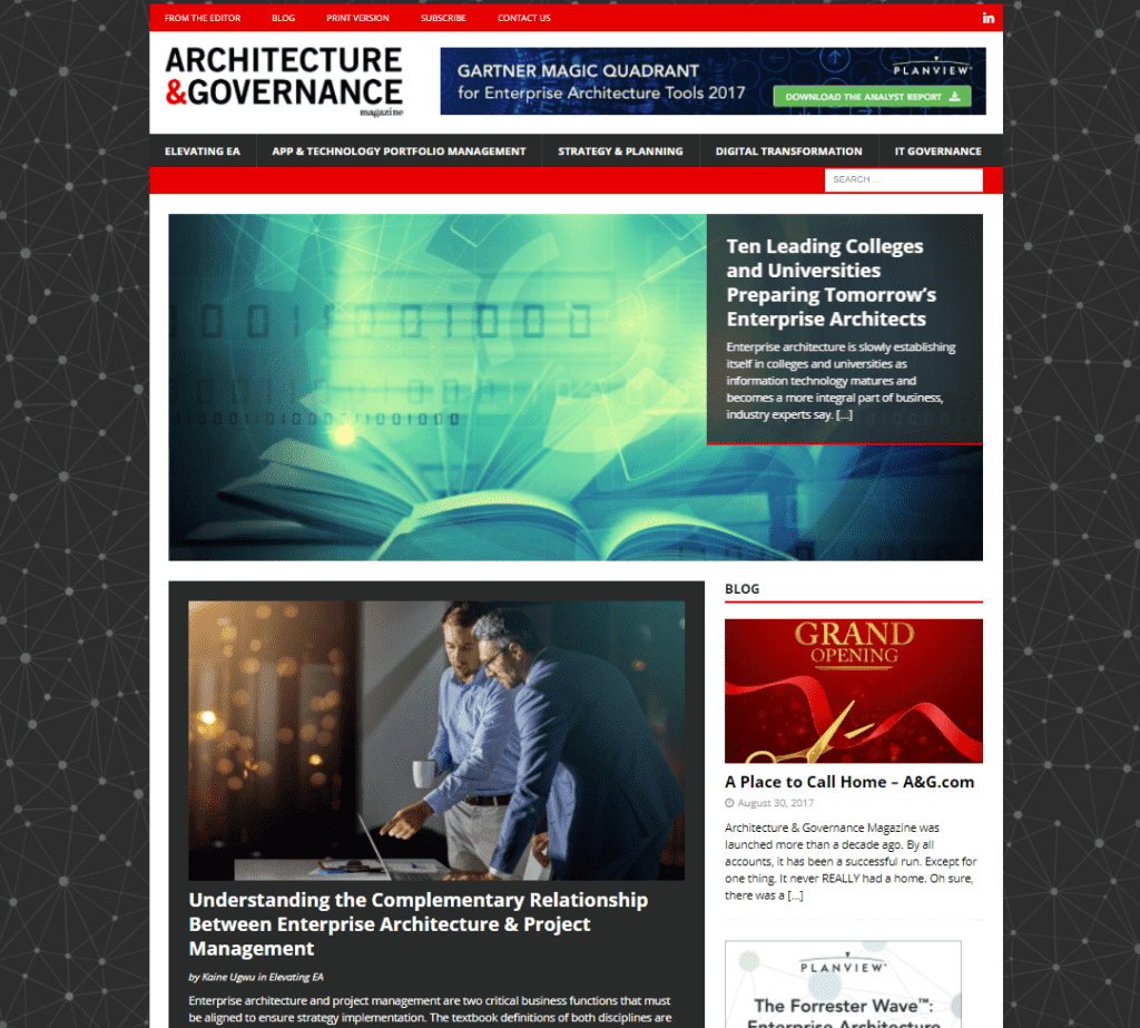 Architecture & Governance Magazine