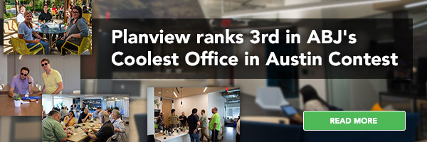 Planview Ranks 3rd in the ABJ's Coolest Office in Austin Contest
