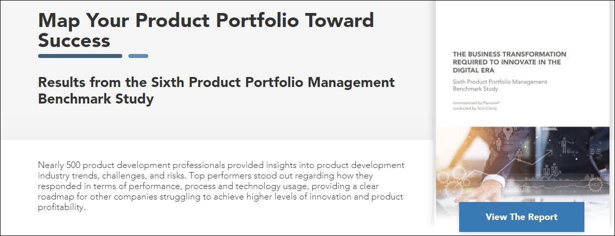 Product Portfolio Management Benchmark Study