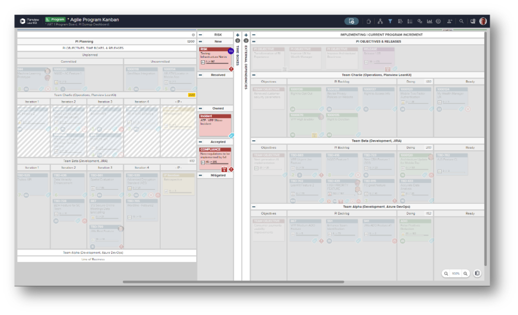 ROAM Risikomanagement in Planview AgilePlace